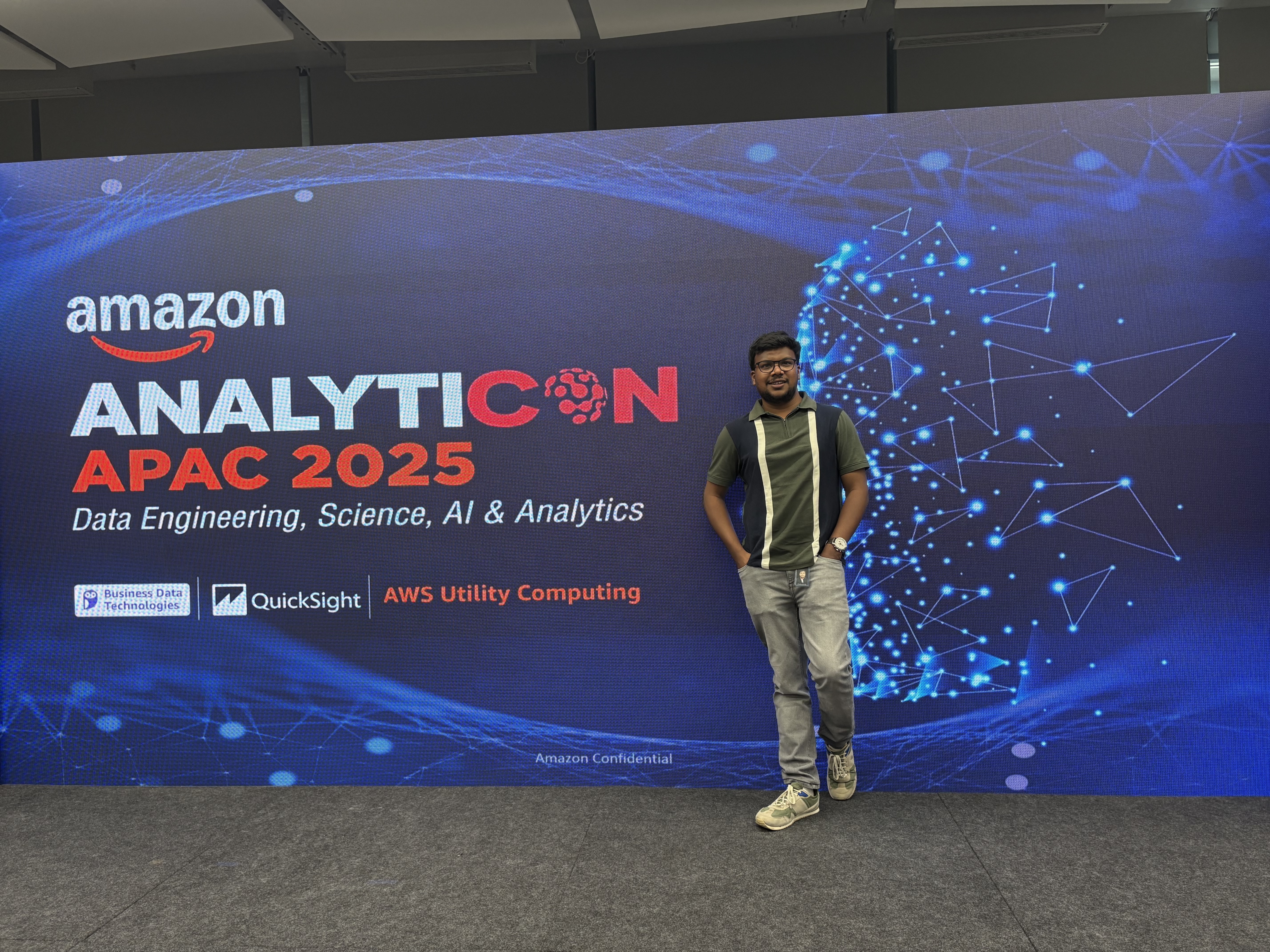 Shabul Hussain Abdul at Amazon AnalytiCON APAC 2025