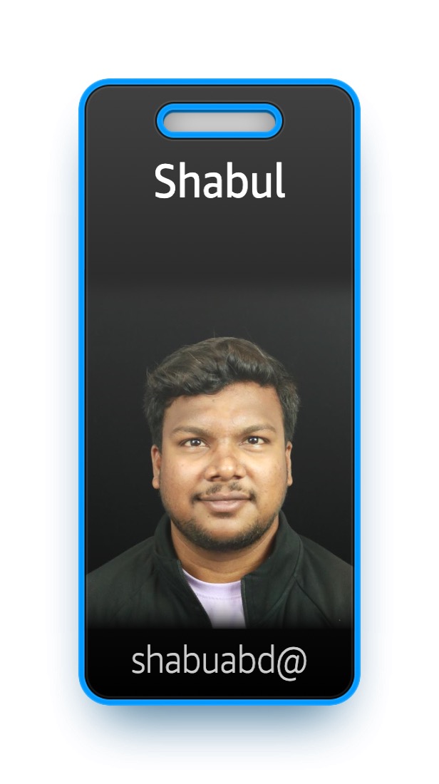 Shabul Abdul Amazon contact profile card