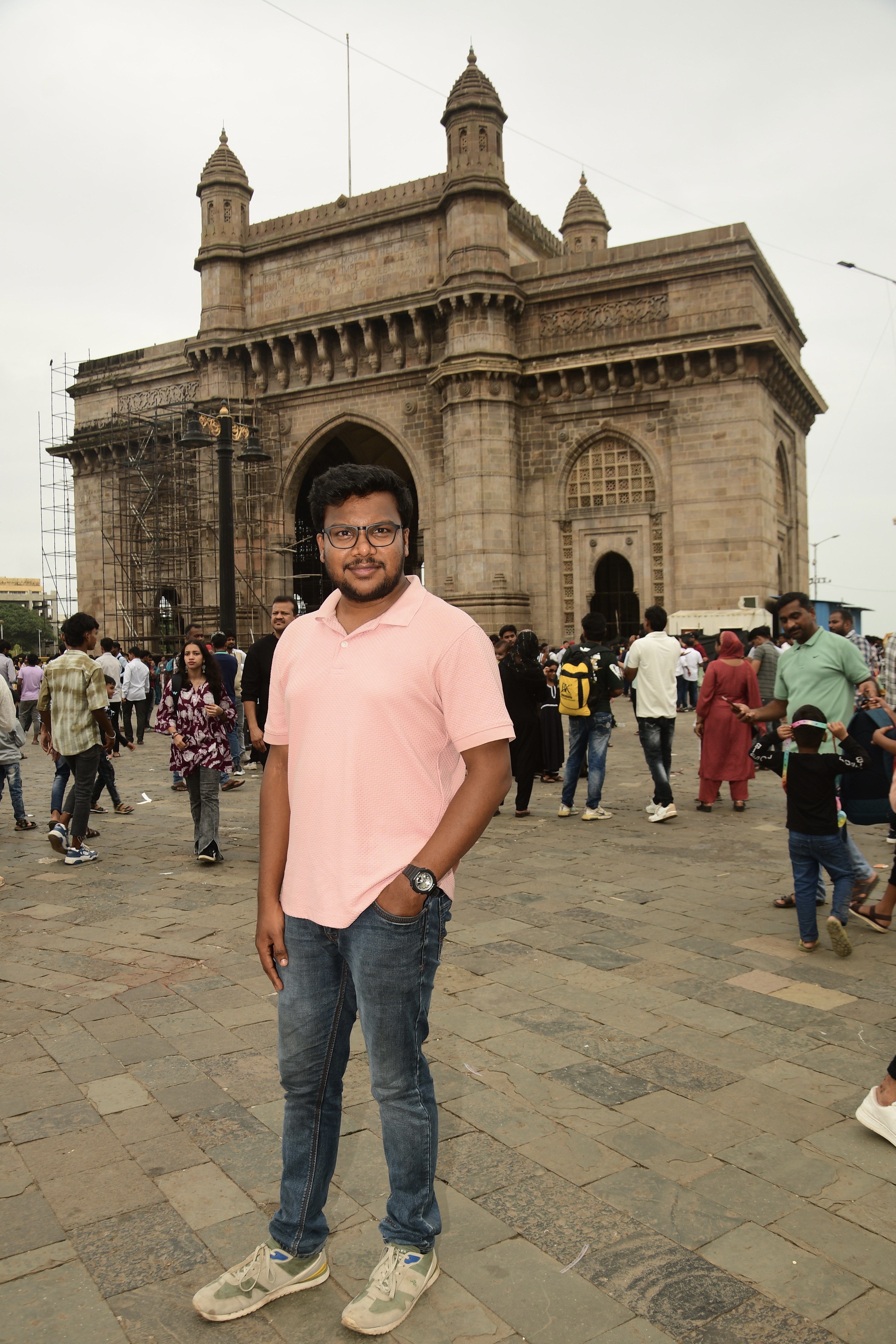 Shabul Hussain Abdul at Gateway of India Mumbai